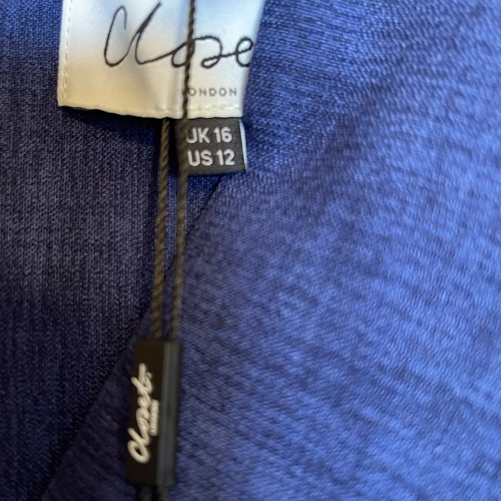 ASOS Royal Blue Wrap-Style Dress - Picture 5 of 7